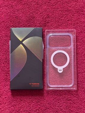 TORRAS Ostand Q3 Spin iPhone 17 Pro Max Case MagSafe Compatible - Clear